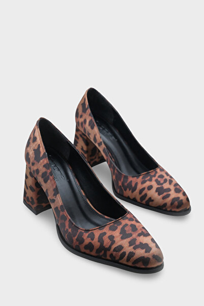 Capone Outfitters Pantofi cu toc pentru femei Penni Round Toe Medium Heel, ca...