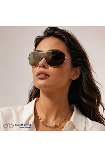 CALDİNİ UNISEX GOLD METAL POLARIZED SUNGLASSES CS110 C1