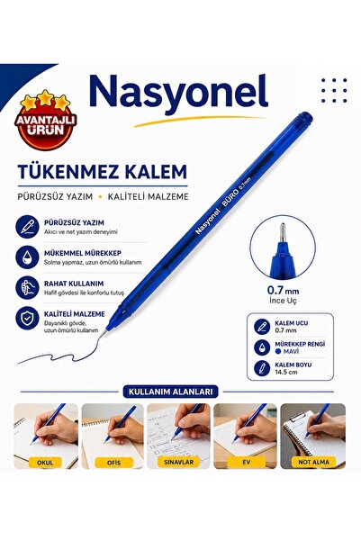 NASYONEL TOYS BÜRO TÜKENMEZ KALEM