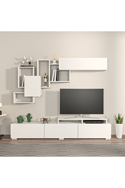 Decorotika AMOR TV ÜNİTESİ BEYAZ