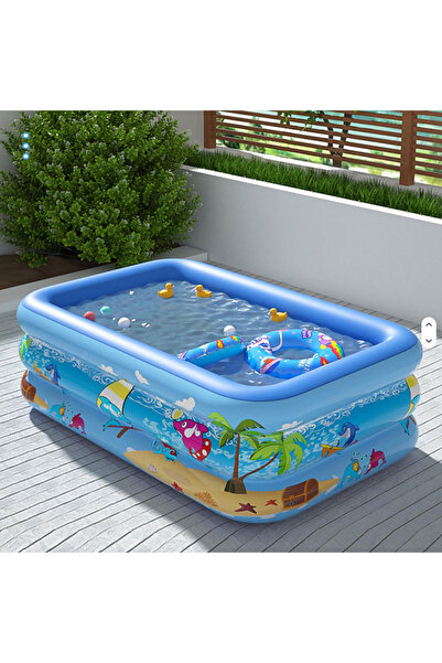 OEM Piscină Gonflabilă pentru Copii si Familie Wet Set, Model Ocean cu Palmie...