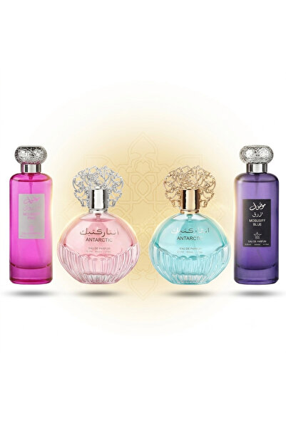 Ayelet Set de 4 parfumuri orientale (2xFemei + 2xBărbați) 100ML - Mousuff Pin...