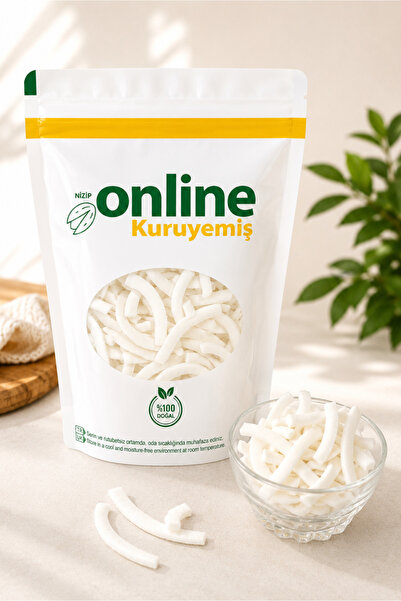 Nizip Online Kuruyemiş Dried Coconut - Sliced - 100 Gr