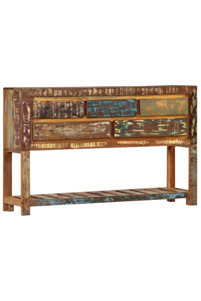 Concept Servantă, 120 x 30 x 75 cm, lemn masiv reciclat