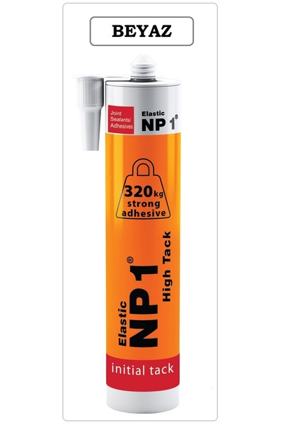 NP1 HIGH TACK GÜÇLÜ YAPIŞTIRICI 320 kg (BEYAZ) YAPIŞTIRICI SİLİKON DIŞ CEPHE ...