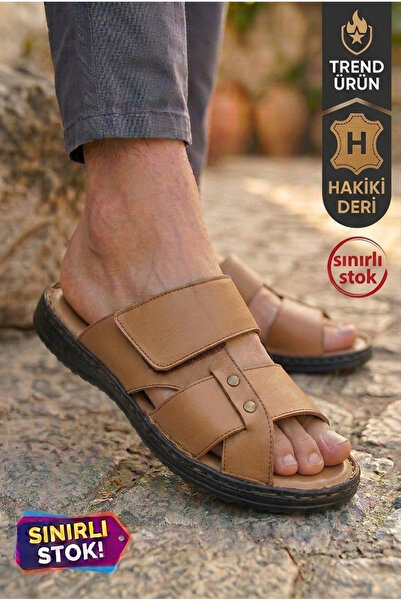 Registan Shoes HAKİKİ KALİTELİ DERİ- TOMMY VERCCETTI TERLİK - SANDALET - PARM...