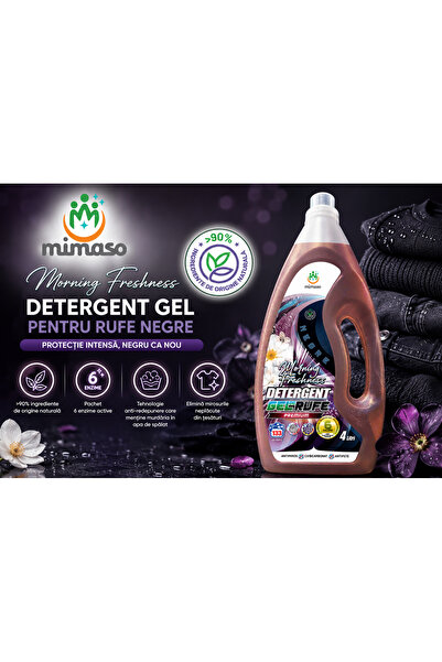 MIMASO Detergent Rufe Negre Premium „Prospețime de dimineață”