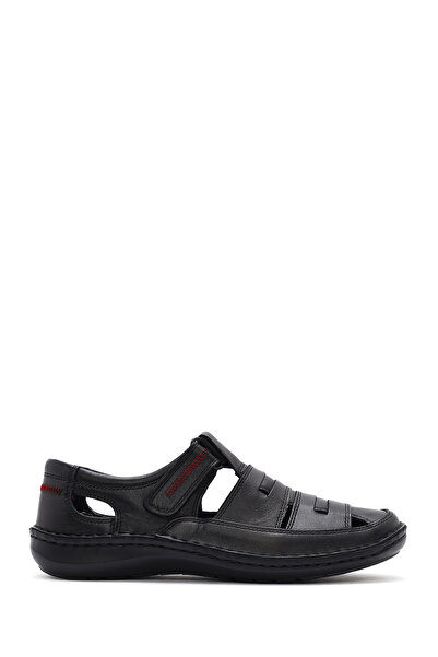 Derimod Pantofi casual din piele neagră pentru bărbați 26SFD710218