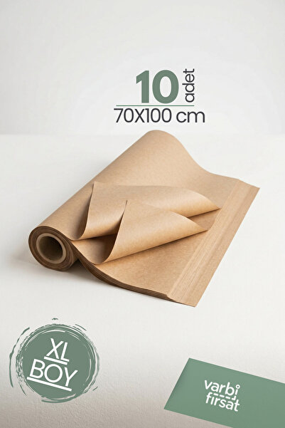 Varbifırsat 10 Adet 70x100 cm Kraft Ambalaj Kağıdı | Paketleme, Çeyiz, Hediye...
