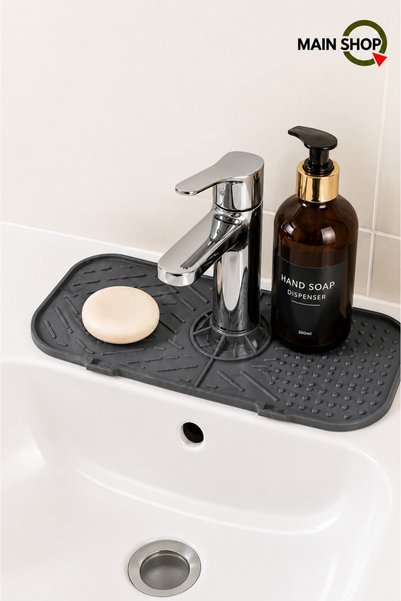 isgstore Su Tutucu Mutfak Tezgahı Koruyucu, Isıya Dayanıklı ve Kaymaz Lavabo ...