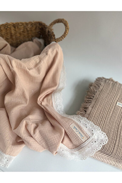 Petite Étoile Organik 3lü Müslin Örtü Pike Set