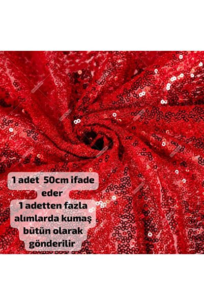 Home Pul payet 3 mm ( kırmızı 50 x 140)