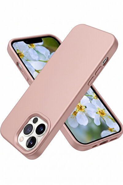 UNIQUE ME iPhone 13/14 Uyumlu Silikon Kılıf Rose Gold