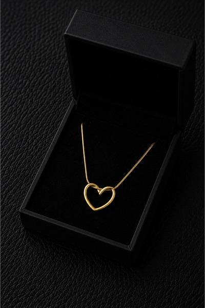 CAXBERN Steel Heart Model Women's Necklace