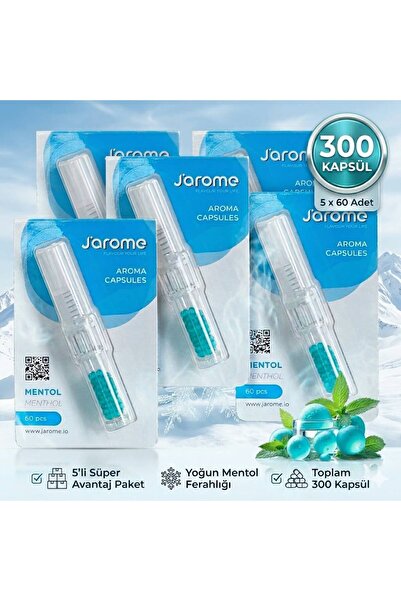 Jarome 5 Adet - Mentol Topu SWITCH Aroma Kapsülleri - Fransız
