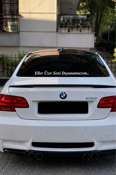 NET REKLAM Beyaz Araba Yazısı - “Eller Üzer Seni Dayanamazsın..”60 cm A Sınıf...