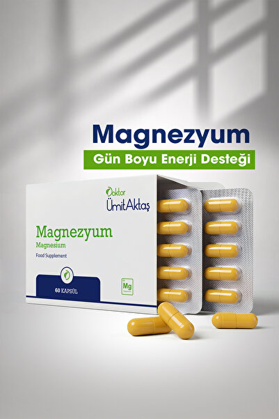 Dr. Ümit Aktaş Magnezyum - Bisglisinat - Yüksek Biyoyararlanım - 60 Kapsül