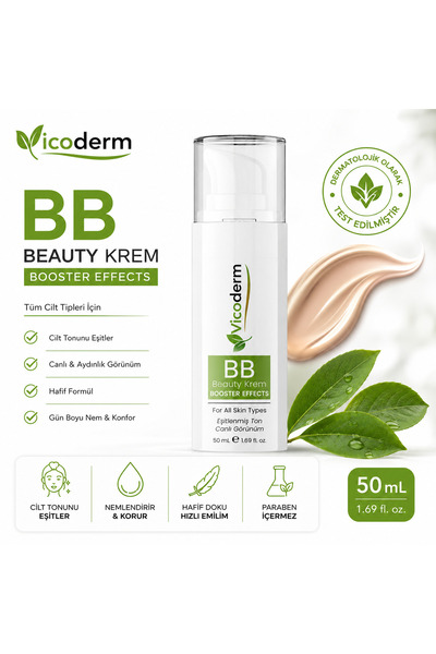 vicoderm كريم بي بي يساعد على منع تكون العيوب، ويضفي إشراقة وحيوية.