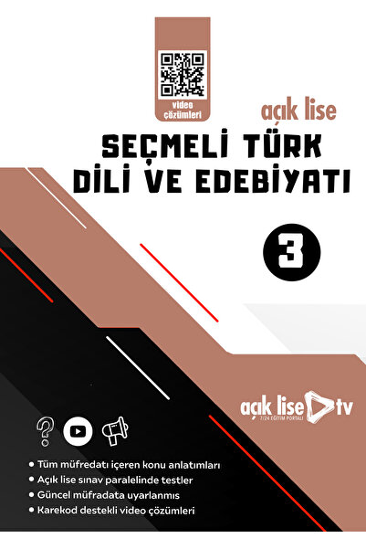 Açık Lise TV Açık Lise Seçmeli Türk Dili Ve Edebiyatı 3 - Konu Soru - Güncel ...