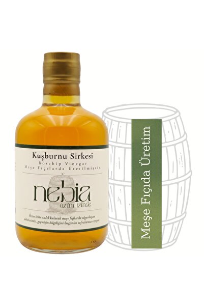Meşe Fıçı %100 Doğal Kuşburnu Sirkesi 500 ml