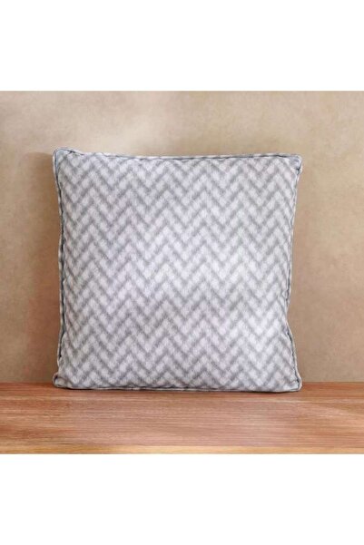 PAN HOME Shadow Line Printed Water Repellant Outdoor Filled Cushion 45x45cm -...