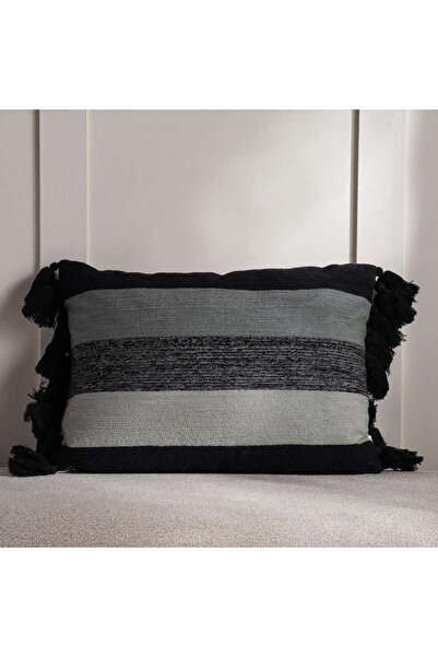 PAN HOME Symphony Embellished Down Alternartive Filled Cushion 35x50cm - Black