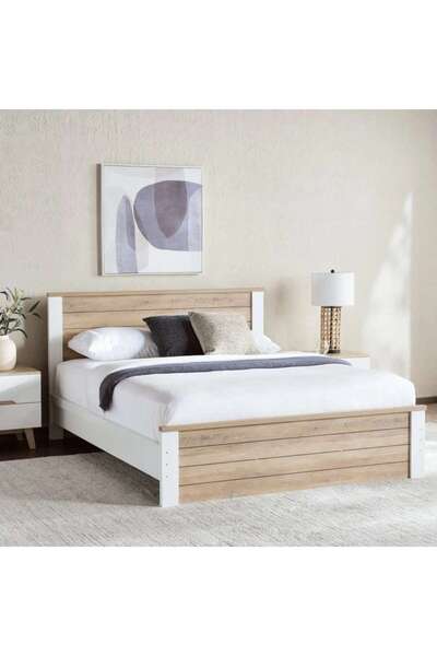 PAN HOME سرير سيلفينو كوين 160×200 سم أبيض