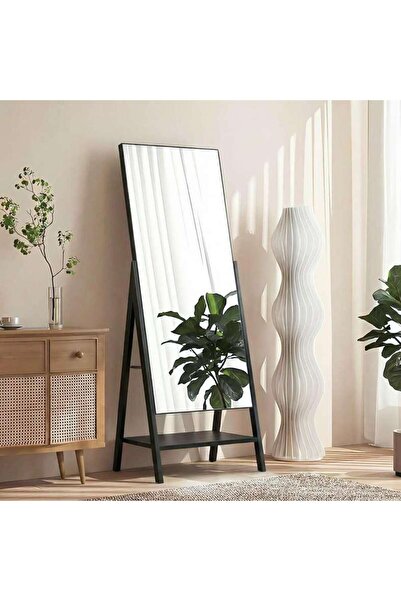 PAN HOME Flintston Floor Mirror 58x166cm - Black
