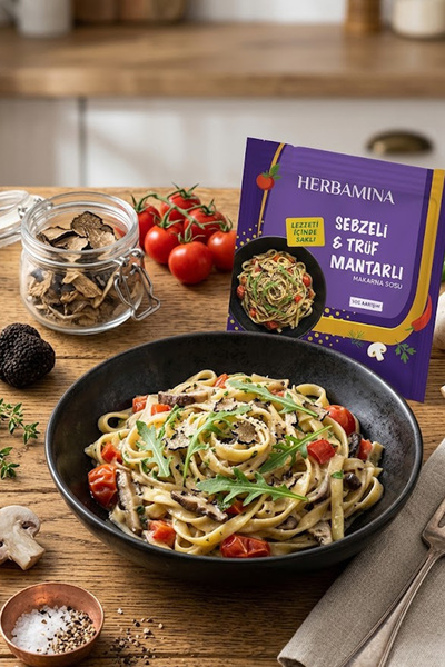 Herbamina Sebzeli & Trüf Mantarlı Makarna Sosu 50 gr