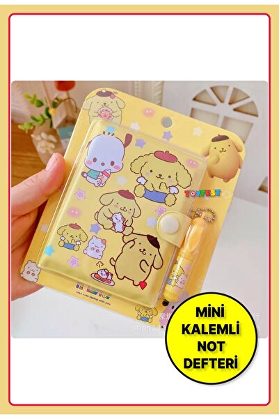 TOYFEST Blocnotes mic și caiet cu figurina Pompompurin - 1 bucată