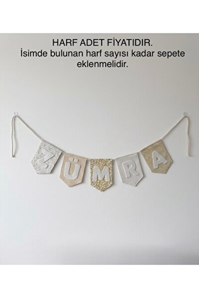 Goong İsimli Bayrak Flama-Kapı Süsü/Çocuk Odası Dekorasyon
