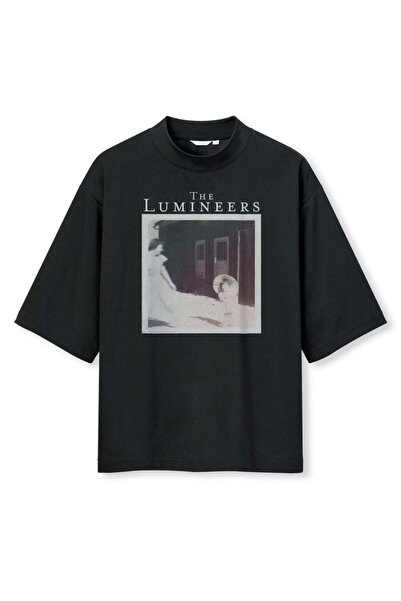 buzagi tasarım ürünleri تي شيرت The Lumineers ذو الطباعة الرقمية كبير الحجم ب...