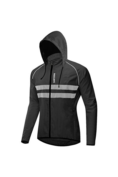 Choice EU XL (ASIA 2XL) BL225-B WOSAWE Ultralight Men's Cycling Windbreaker R...