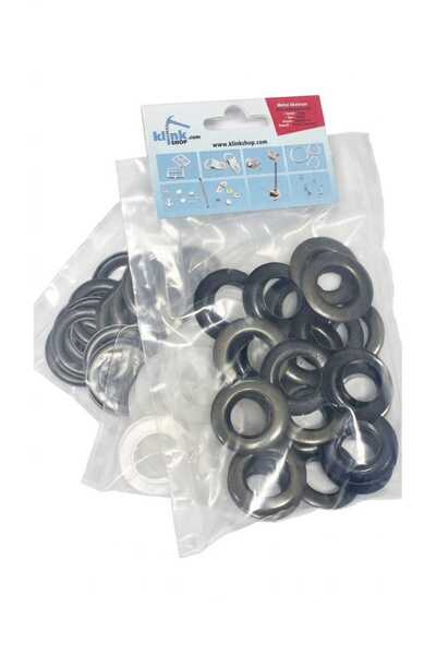 Klinkshop 26 Numara Kuşgözü (11 MM) Siyah-25 Adet Aparatsız Malzeme Paketi-pa...