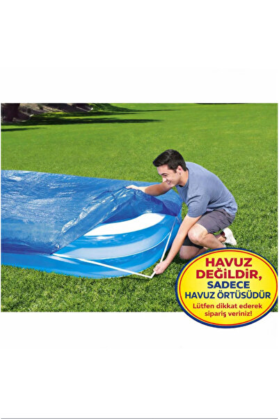 TOYFEST DİKKAT!.. HAVUZ DEĞİLDİR Toz Böcek Yosun Yaprak Kirden Koruma Amaçlı ...
