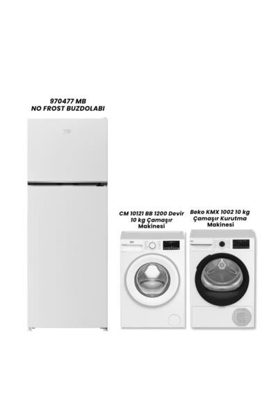 Beko 970477 MB BUZDOLABI - CM 10121 ÇAMAŞIR - KMX 1002