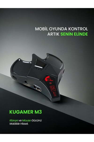 Kugamer M3 Pubg Mobile Keyboard Mouse Console Converter AI Weapon Recognition 2025 Model Pro Version