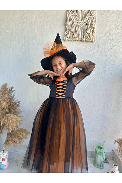 Buse&Eylül Bebe Costum de vrăjitoare pentru fetiță