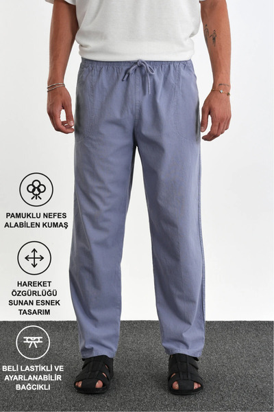 Redline Defy muške opuštene pantalone Lan izgleda