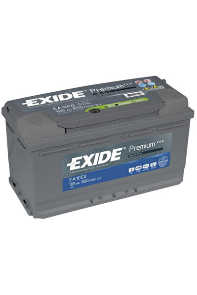 EXIDE Baterie auto premium 105Ah 12V EA1050