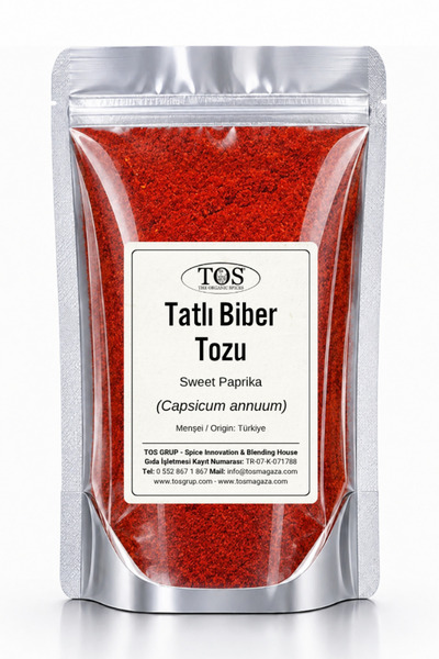 TOS The Organic Spices Tatlı Kırmızı Biber Tozu 50 gr (1. Kalite) Capsicum an...