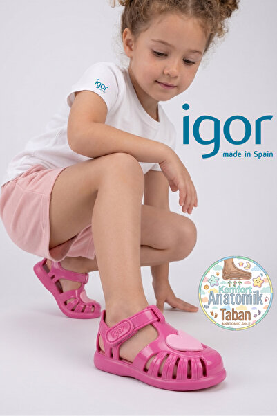 IGOR S10310 TOBBY GLOSS LOVE SANDALE PENTRU BEBELUȘI ȘI COPII