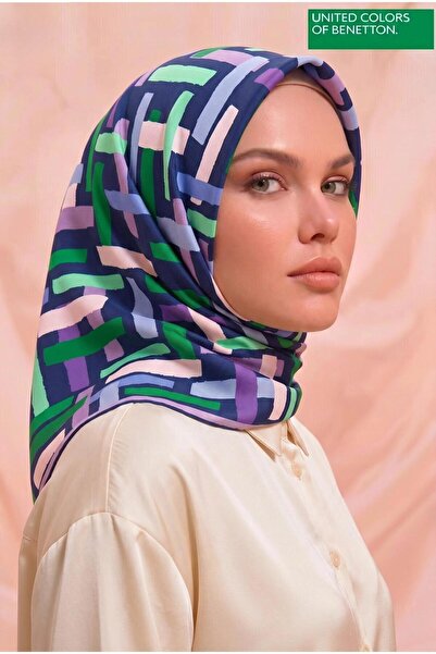 United Colors of Benetton Eșarfă cu model SIENA -1004-90*90
