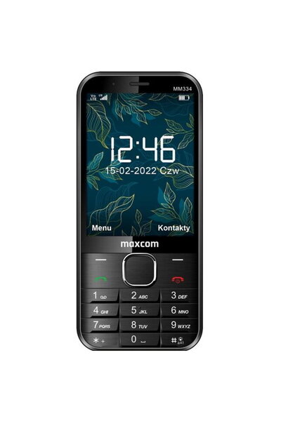 MAXCOM MM334, 4G, Single SIM, MM334, NEGRU