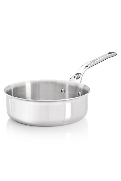 De Buyer Tocăniță de călcat Affinity din oțel inoxidabil dreaptă 20 cm