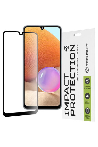 Techsuit Защитно фолио за Samsung Galaxy A32 4G / A33 5G - 111D с цялостно по...