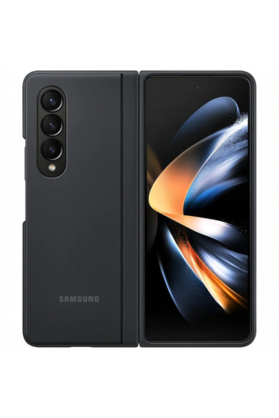Samsung piele Husă pentru Galaxy Z Fold4, Negru