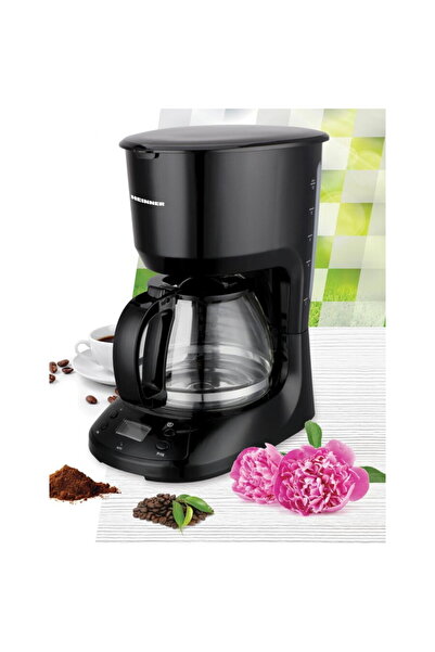 Heinner DIGITALA HCM-D750GCBK, LCD, 1.25L, filtru si portfiltru detasabil, fi...