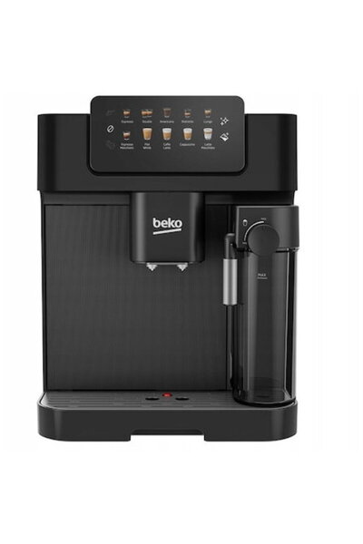 Beko Espressor automat Boabe CEG7304B, 1350W, 19 Bar, 2l, Display TFT, Cappuc...
