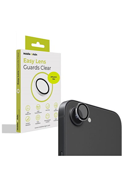 Mobile Origin Protecții simple pentru lentile, transparente - iPhone 16e